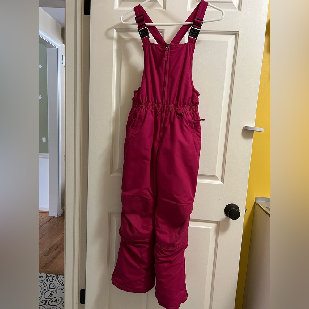 Lands' End Kids' Raspberry Snow Bib